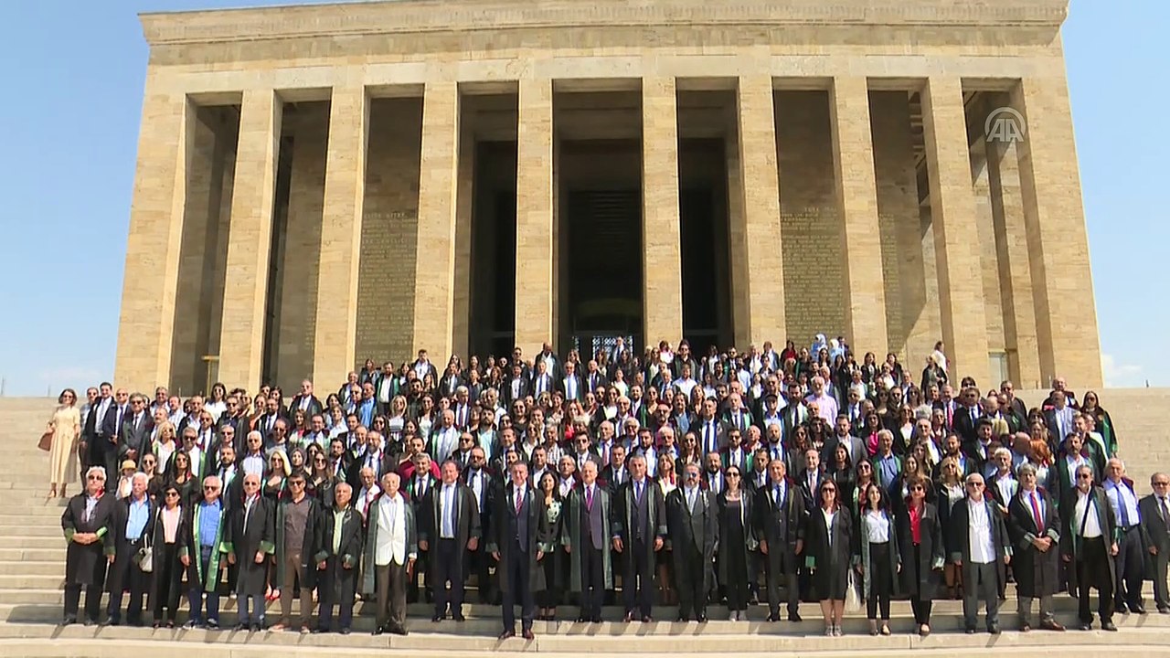 2019-2020 Adli Yılı açılışı - Ankara Barosu üyeleri Anıtkabir'i ziyaret etti - ANKARA