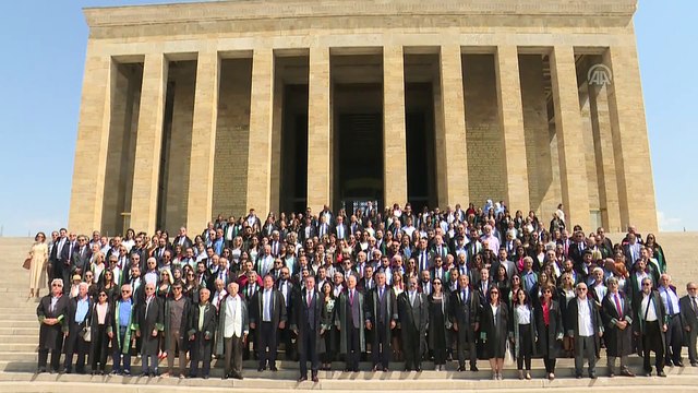 2019-2020 Adli Yılı açılışı - Ankara Barosu üyeleri Anıtkabir'i ziyaret etti - ANKARA