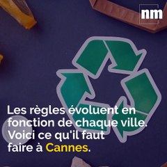 Terminé les mauvais trieurs à Cannes: voici dans quelles poubellester vos déchets