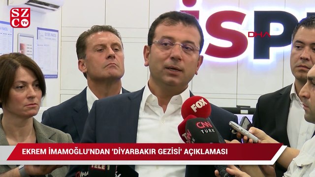 Ekrem İmamoğlu’ndan ‘Diyarbakır gezisi’ açıklaması