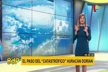 Dorian: captan impresionantes imágenes desde ojo del devastador huracán