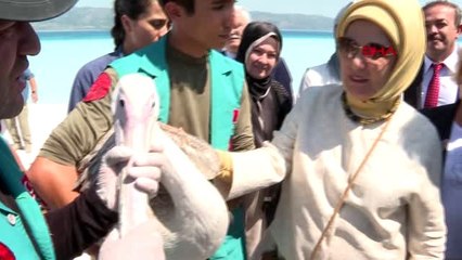 Burdur emine erdoğan'dan salda gölü'nde inceleme-ek