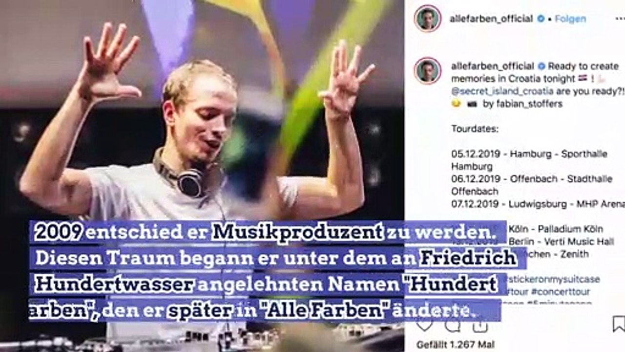 Der Erfolg des DJs Alle Farben