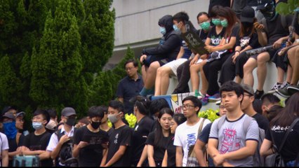 Hong Kong workers, students launch strike