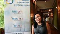 Ms. Nur at WNC Conference 2018 by GSTF Singapore