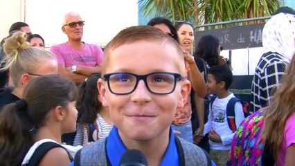 Les réactions des parents et enfants ce matin à la rentrée scolaire