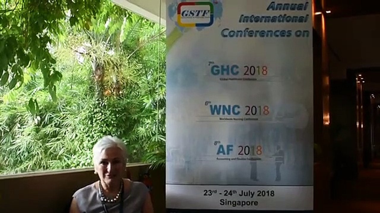 Prof. Jean Rankin at WNC Conference 2018 by GSTF Singapore