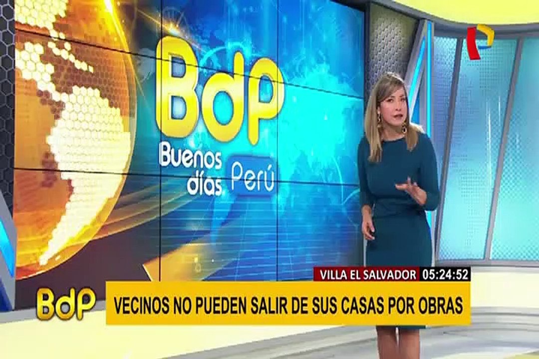 VES: obras de pistas y veredas bloquean el ingreso a más de 20 viviendas