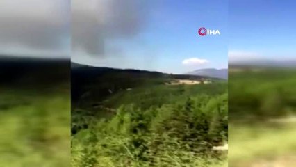 Kaş'ta orman yangını