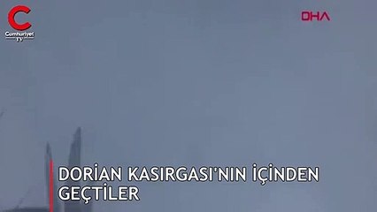 Dorian Kasırgası'nın içinden geçtiler