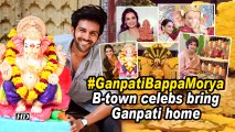 #GanpatiBappaMorya | B-town celebs bring Ganpati home