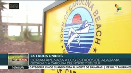 Costa Este de EE.UU. se prepara para el paso del huracán Dorian