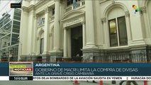 Decreta pdte. argentino la compra de dólares a partir del lunes