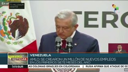 Genera presidente mexicano más de un millón de empleos en 9 meses