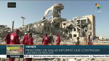 Yemen: rescatan a víctimas en cárcel destruida por ataque saudí