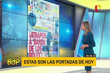 Estas son las principales portadas de diarios este lunes