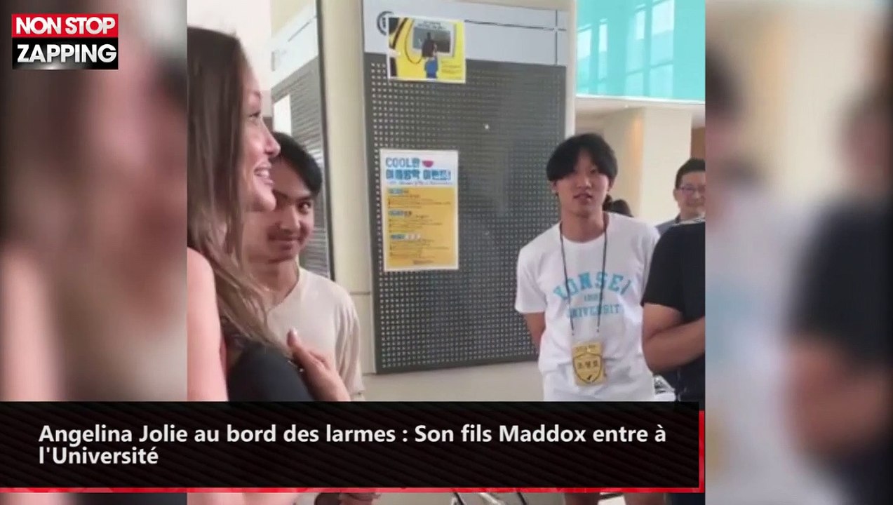 Angelina Jolie au bord des larmes : Son fils Maddox entre à l'Université (vidéo)