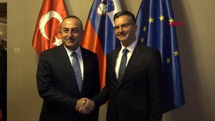 Çavuşoğlu, slovenya başbakanı marjan 'arec ile görüştü