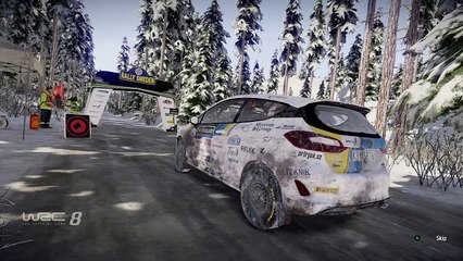 WRC 8 Rally Sweden Prerace Varagsen Official Gameplay
