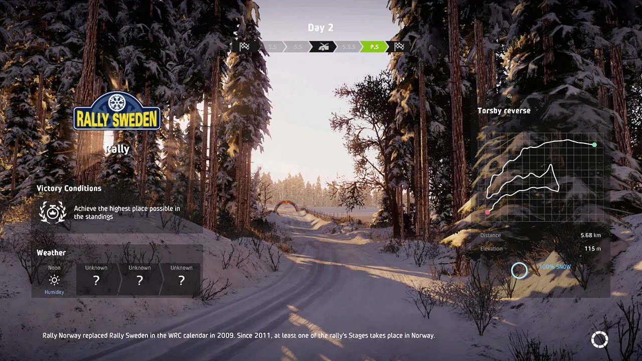 WRC 8 Day 2 Rally Sweden Official Gameplay