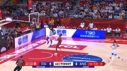 كرة سلة: كأس العالم 2019: إيطاليا 92 -61 انغولا
