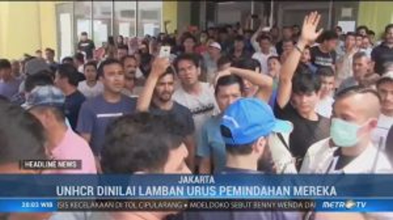 Pencari Suaka di Kalideres Gelar Aksi Protes ke UNHCR