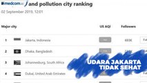 Udara Jakarta 2 September 2019: Tidak Sehat