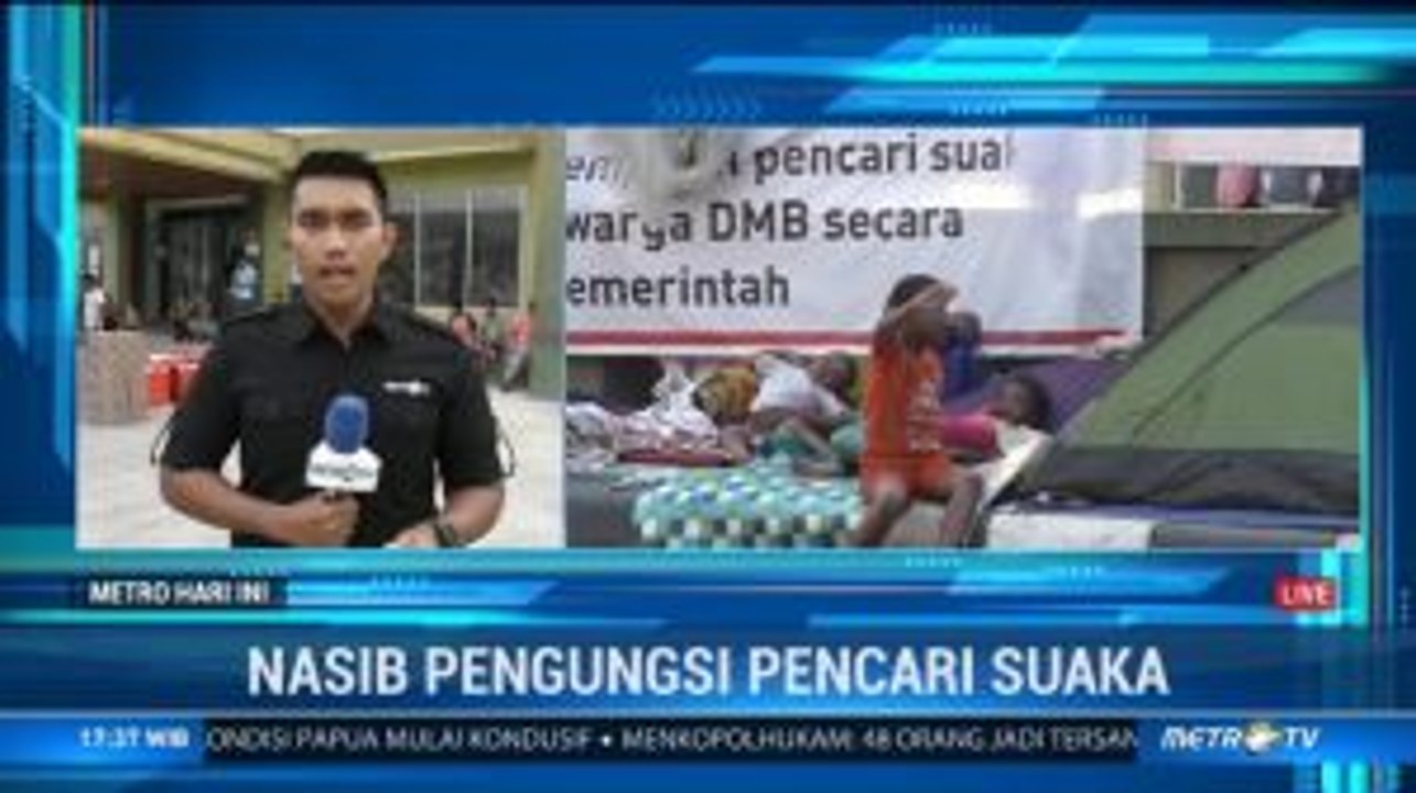 Ratusan Pencari Suaka Masih Bertahan di Eks Kodim Kalideres