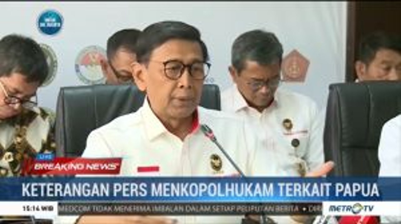 Wiranto: Rusuh di Papua Dipicu Hoaks