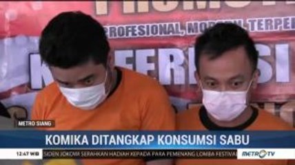 Dua Komika Ditangkap Konsumsi Sabu