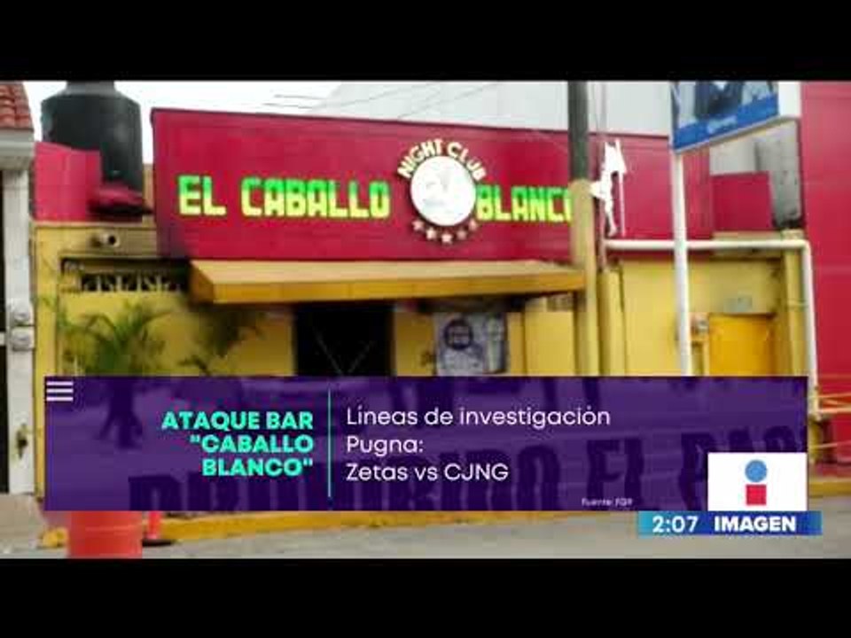 Estas son las líneas de investigación del ataque al bar "Caballo Blanco" | Noticias con Yuriria