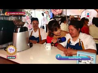 ¡Ana Alicia visitó una cafetería atendida por chicos con Síndrome de Down! | Sale el Sol