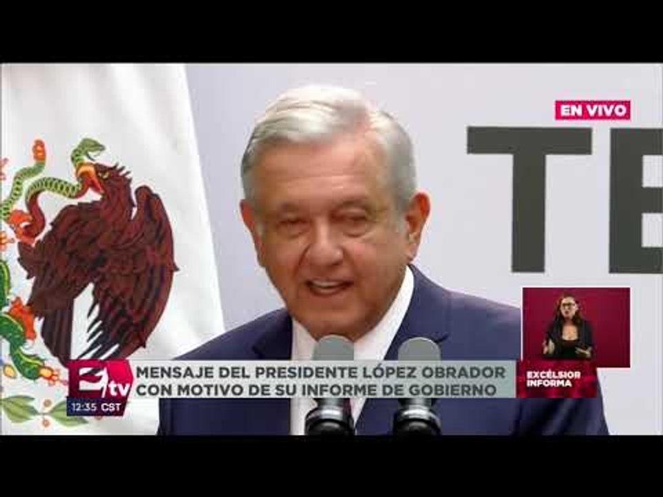 Con el grito "¡Viva México!", concluye el Primer Informe de Gobierno de AMLO