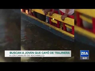 Se reporta como desaparecido un joven que cayó de las trajineras de Xochimilco | Frnacisco Zea