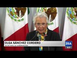 Olga Sánchez Cordero entrega el Primer Informe de Gobierno | Noticias con Francisco Zea