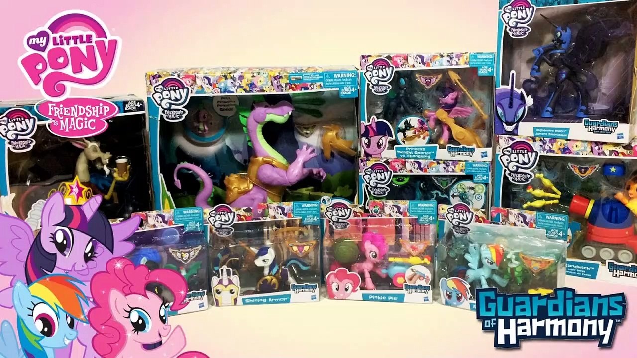 MLP Toy Review | 10 My Little Pony Friendship is Magic Guardians of Harmony MLP Toy Haul