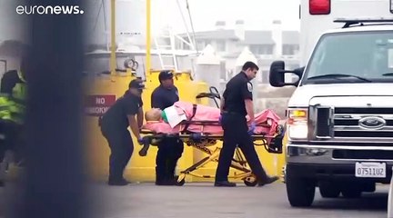 Decenas de desaparecidos tras el incendio de un barco en California