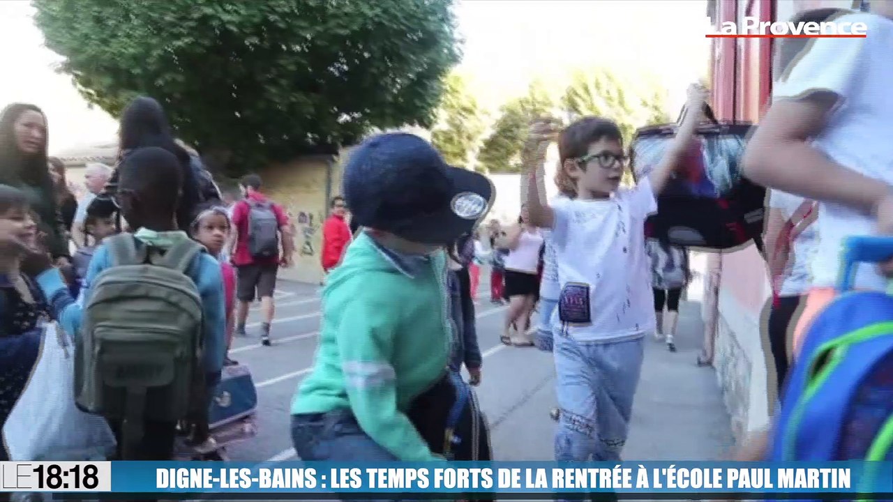 Digne-les-Bains : les temps forts de la rentrée à l'école Paul Martin