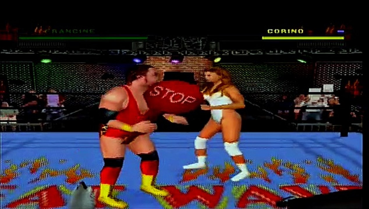 ECW Hardcore Revolution - Francine vs Steve Corino