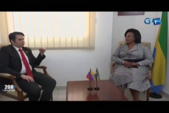 RTG/Visite au Gabon en qualité d’envoyé spécial de son excellence Javier Ortega Bonilla Ambassadeur du Venezuela près de la république Gabonaise
