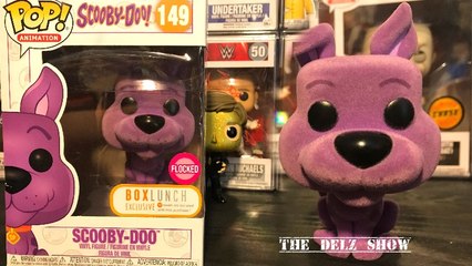SCOOBY DOO PURPLE FLOCKED BOXLUNCH EXCLUSIVE VINYL FIGURE DETAILED UNBOXING REVIEW