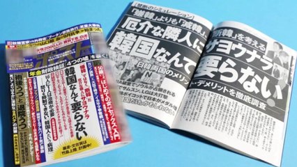 日 주간지 "한국 따위 필요 없다...혐한보다는 단한" / YTN