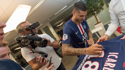 Mauro Icardi's first day Paris