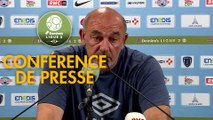 Conférence de presse Paris FC - FC Chambly (0-3) : Mecha BAZDAREVIC (PFC) - Bruno LUZI (FCCO) - 2019/2020