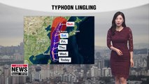 Heavy rain in central regions, typhoon might impact Korea 090319