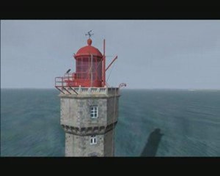 Les phares de Bretagne dans Flight Simulator
