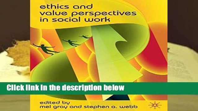 [NEW RELEASES] Ethics and Value Perspectives in Social Work