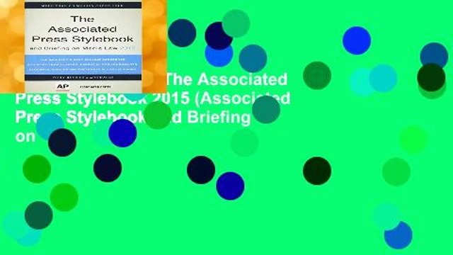About For Books The Associated Press Stylebook 2015 (Associated Press Stylebook and Briefing on