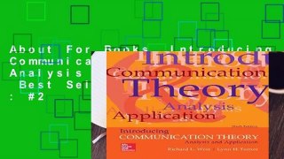 About For Books  Introducing Communication Theory: Analysis and Application  Best Sellers Rank : #2