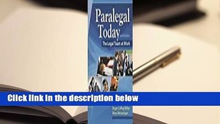 Paralegal Today: The Legal Team at Work  Best Sellers Rank : #5